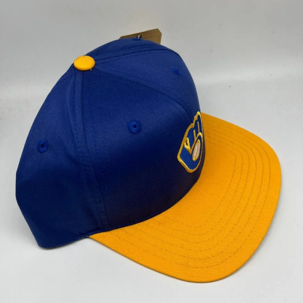 Vintage Milwaukee Brewers MLB American Needle Hat‎ Snapback Cap New Men